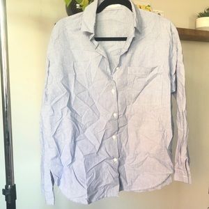 Oak and Fort Micro Striped Button Up